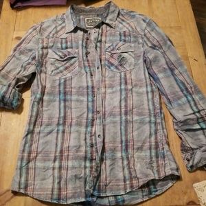 Bke vintage button up size LG